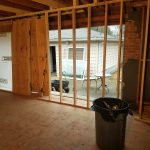 Replacing exterior walls damaged by termites